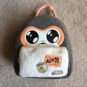 NWT Star Wars Porg Mini Backpack | Sherpa